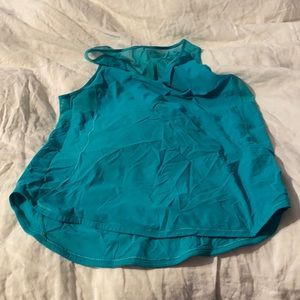 Teal green lululemon tank